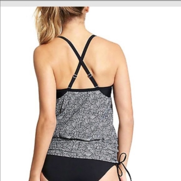 NWT, women's Athleta Laguna Side Scrunch Tankini Top - Picture 7 of 13